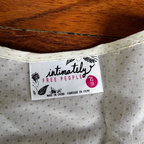 Free People Ivory Dress X-Small - Picture 3 of 3